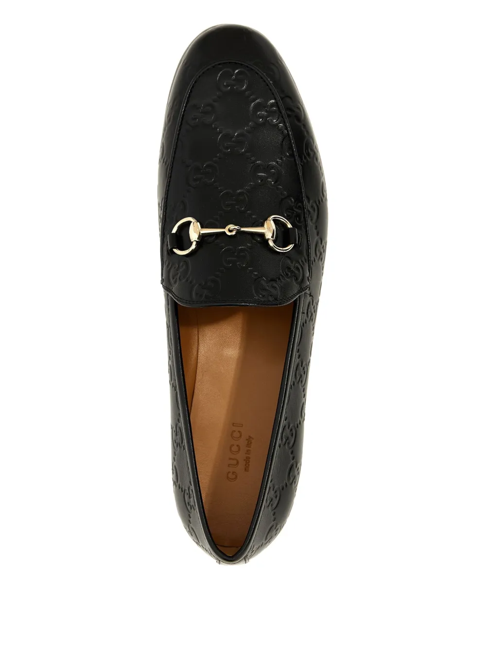 Gucci Jordaan GG leren loafers Zwart