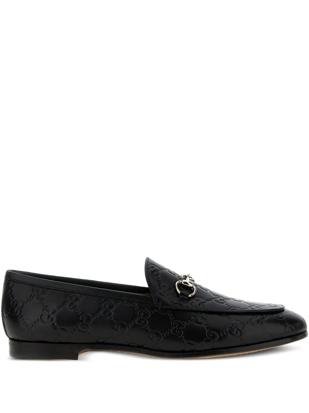 Gucci Jordaan GG leren loafers Zwart