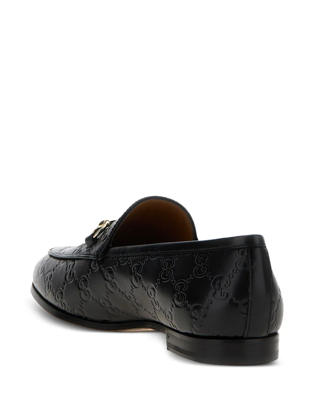 Gucci Jordaan GG leren loafers Zwart