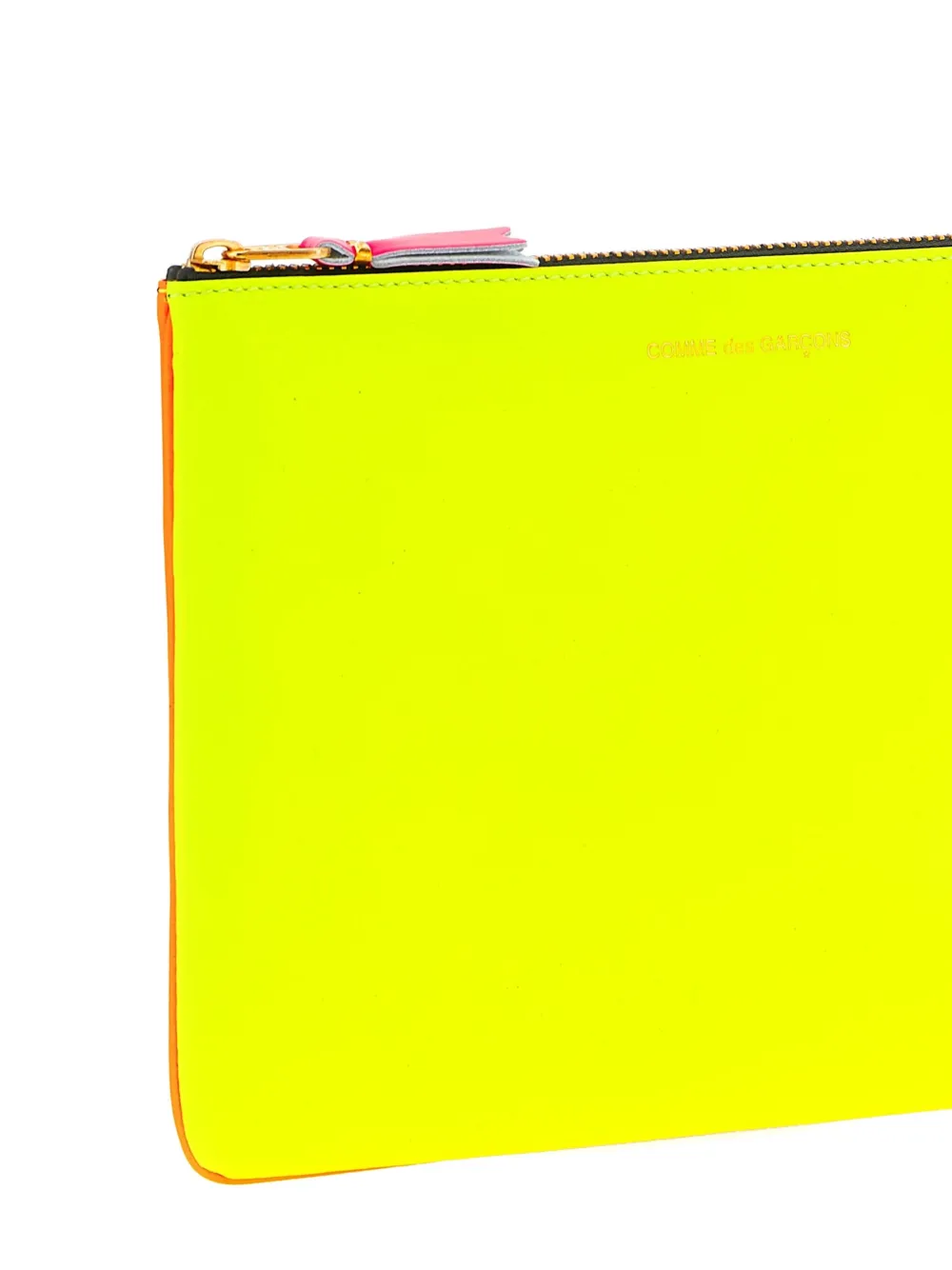 Comme Des Garçons Super Fluo Pouch In Yellow