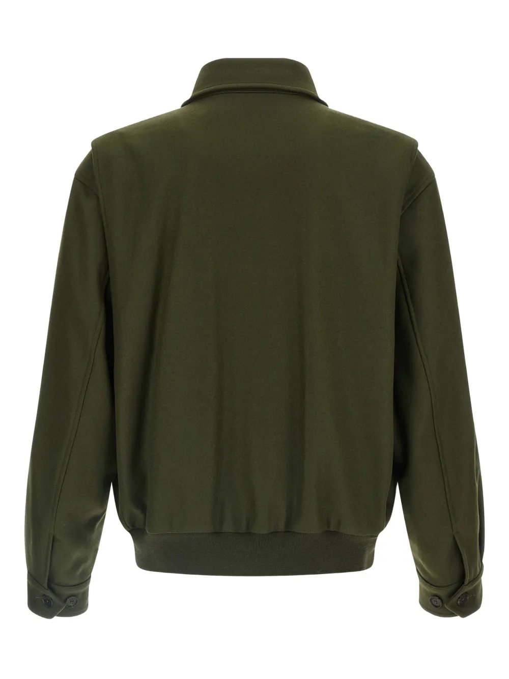 Baracuta Melton zip-up long-sleeve shirt jacket | Shirt Jackets | Image 2