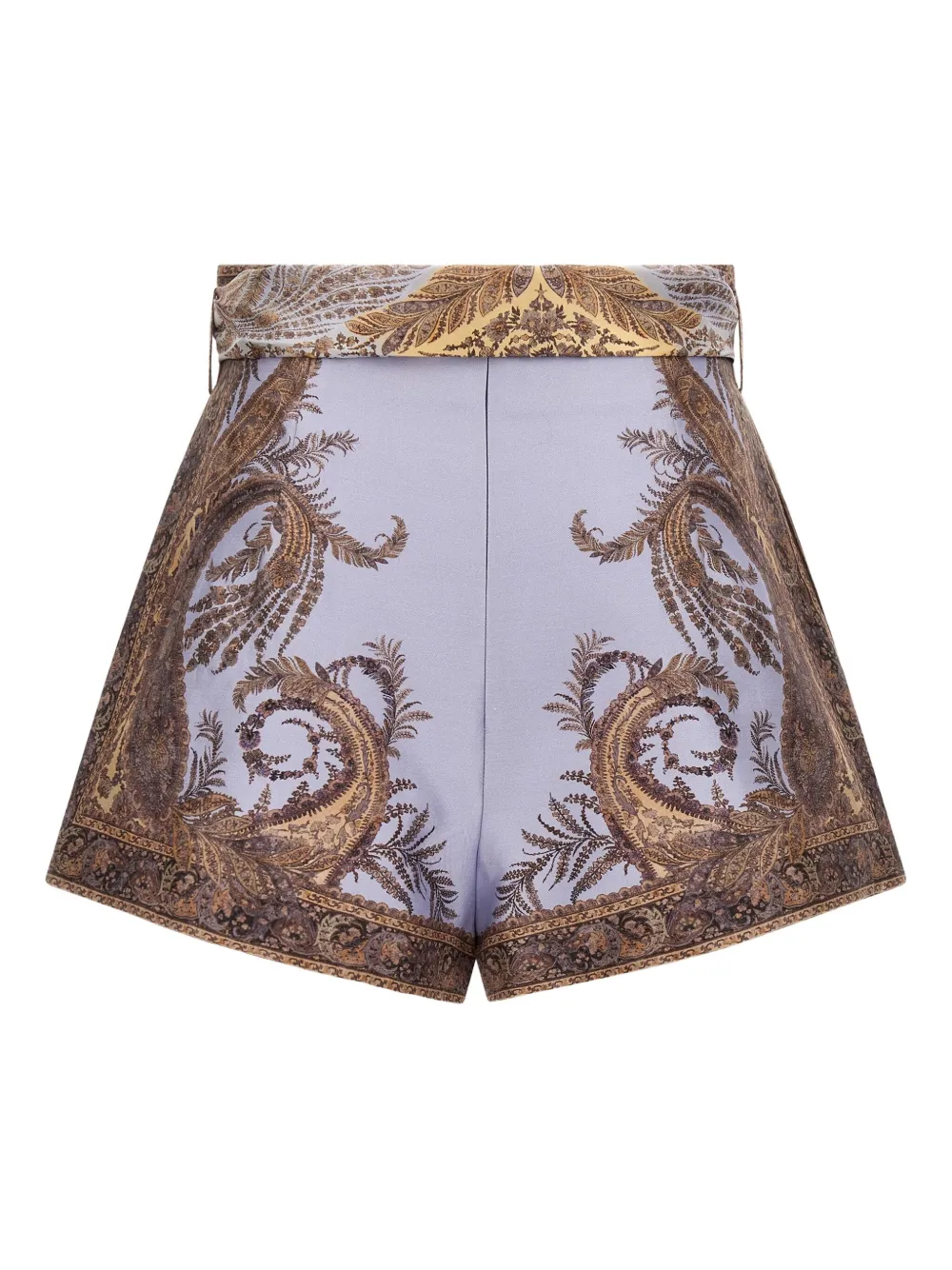 Zimmermann Hypnotic Shorts In Purple