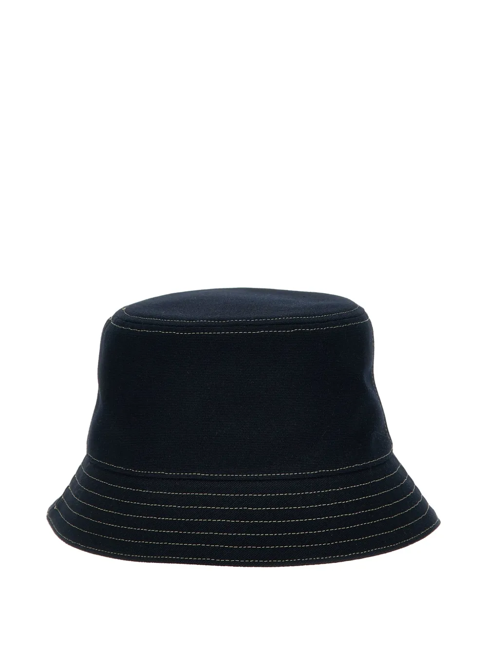 Gucci Coat Of Arms Contrast-stitching Bucket Hat In Blue