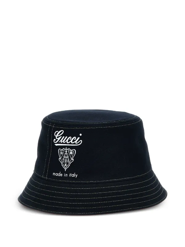 Gucci バケットハット ブラック 最終値下げ!!」GUCCI ブラック バケットハット 帽子 M - メルカリ