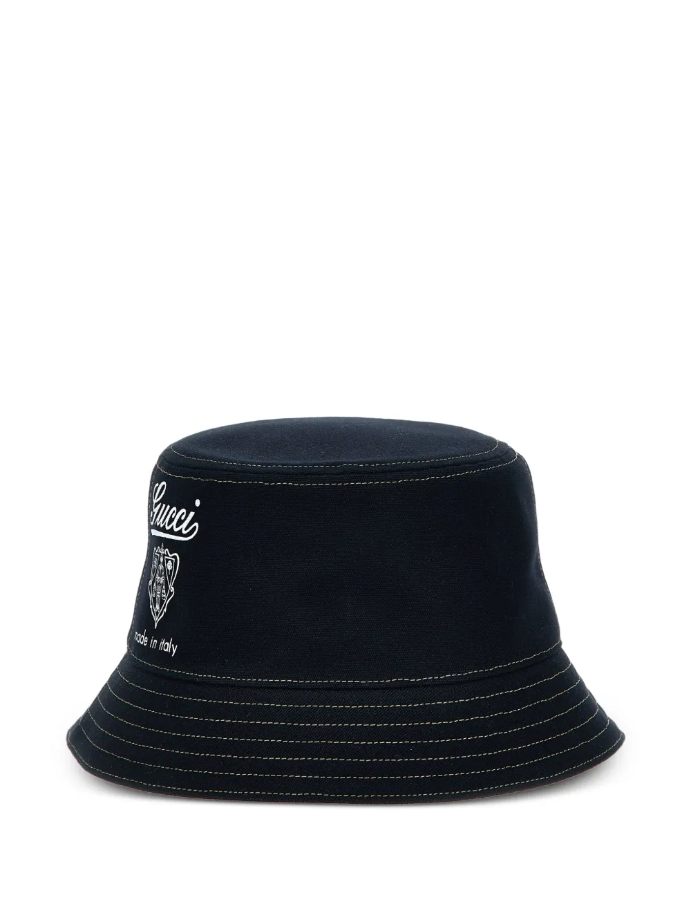 Gucci Coat Of Arms バケットハット | ブルー | FARFETCH JP