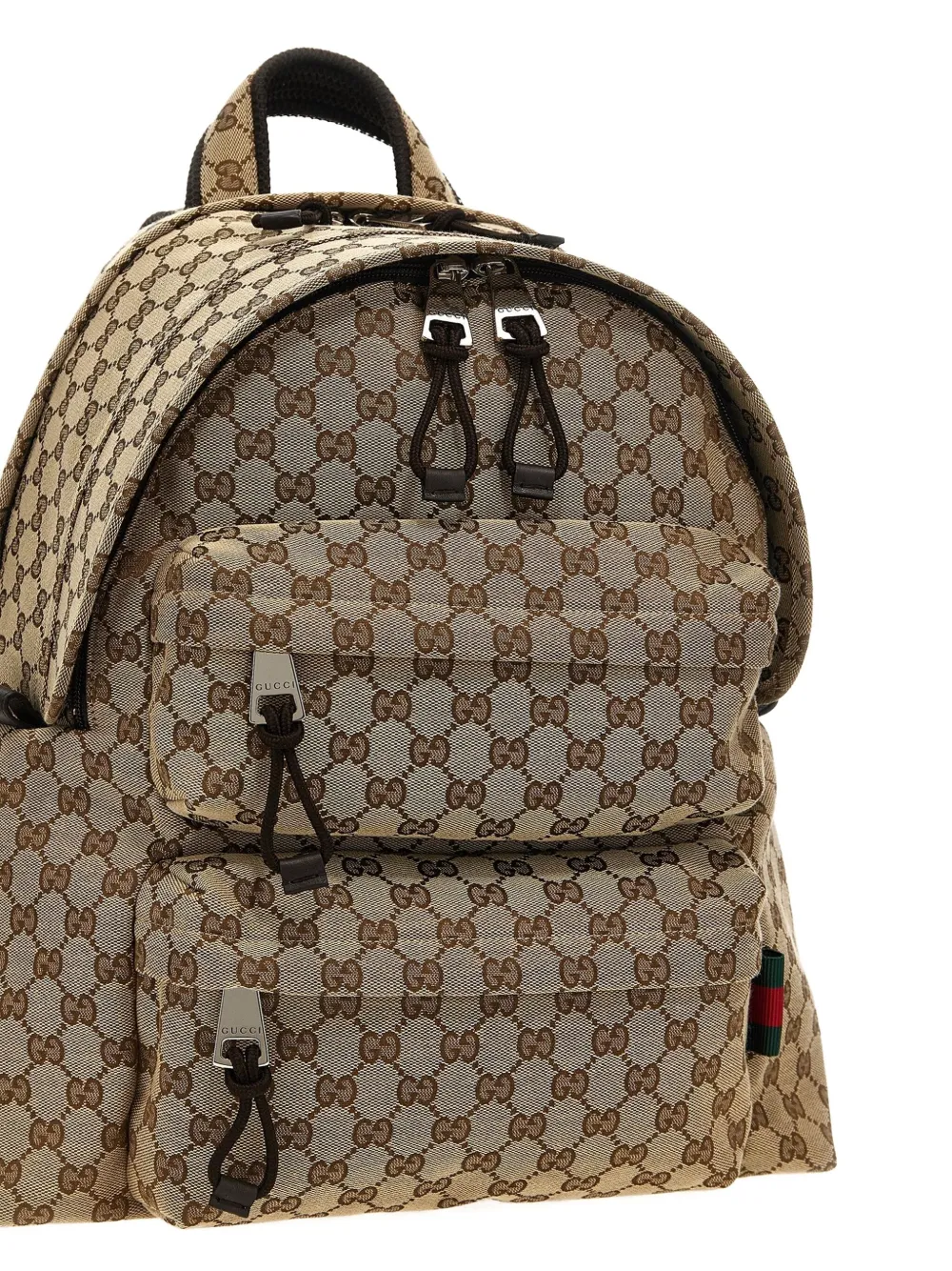 Gucci Medium Gg Backpack Backpacks Beige In Neutral