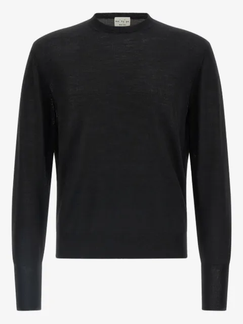 Ma'ry'ya long-sleeve crew-neck sweater