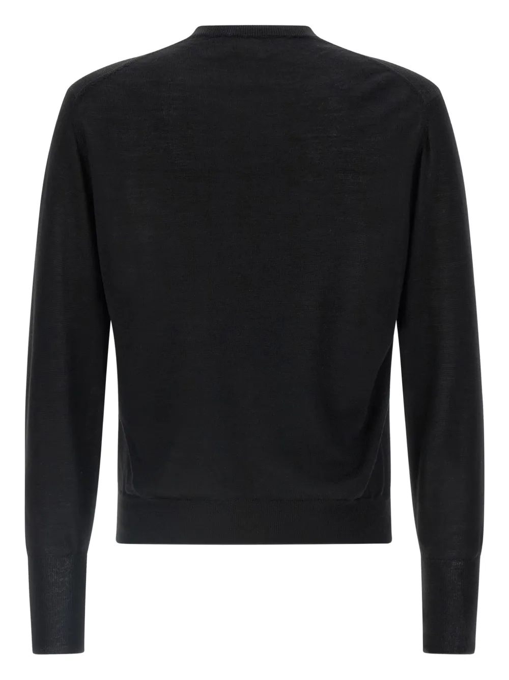 Ma'ry'ya long-sleeve crew-neck sweater - Zwart