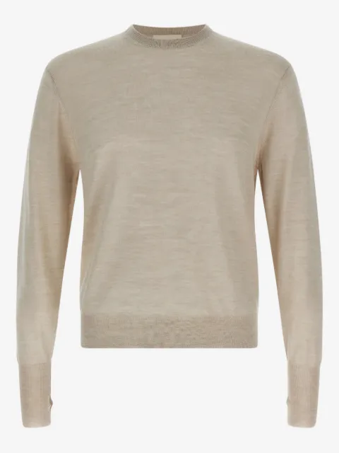 Ma'ry'ya cuffed-sleeve crew-neck sweater