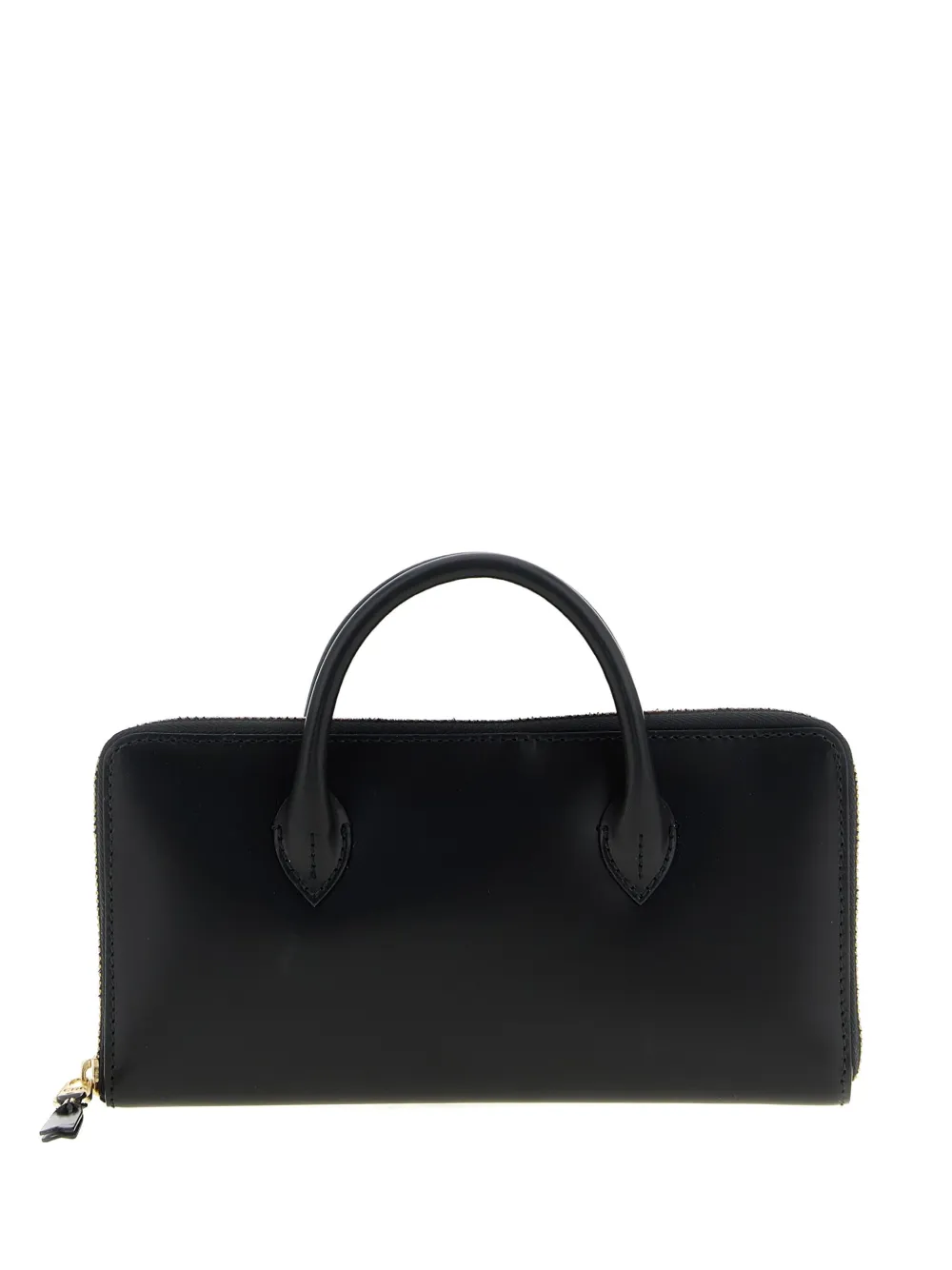 Comme Des Garçons Wallet Handles Line zip leather wallet | Black | Image 1
