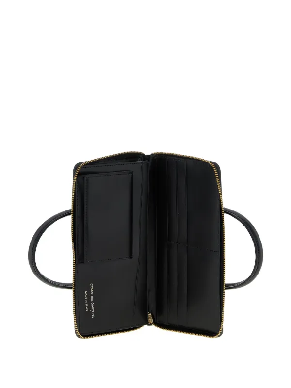 Comme Des Garçons Wallet ファスナー財布 | ブラック | FARFETCH JP