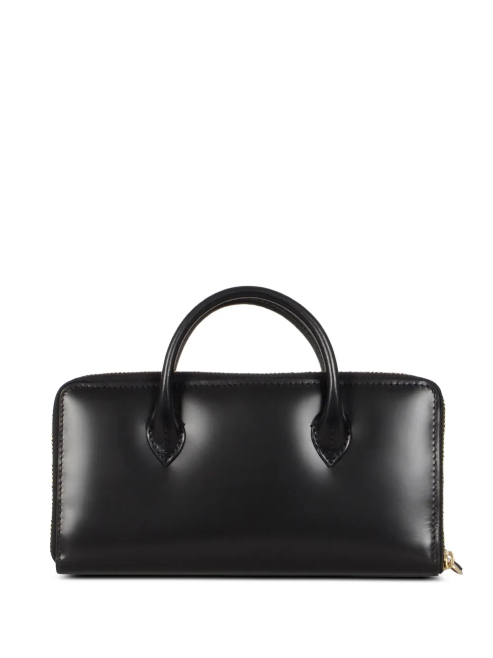 Comme Des Garçons Wallet Handles Line zip leather wallet - Nero