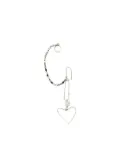 ISABEL MARANT heart crystal-embellished ear cuff - Silver