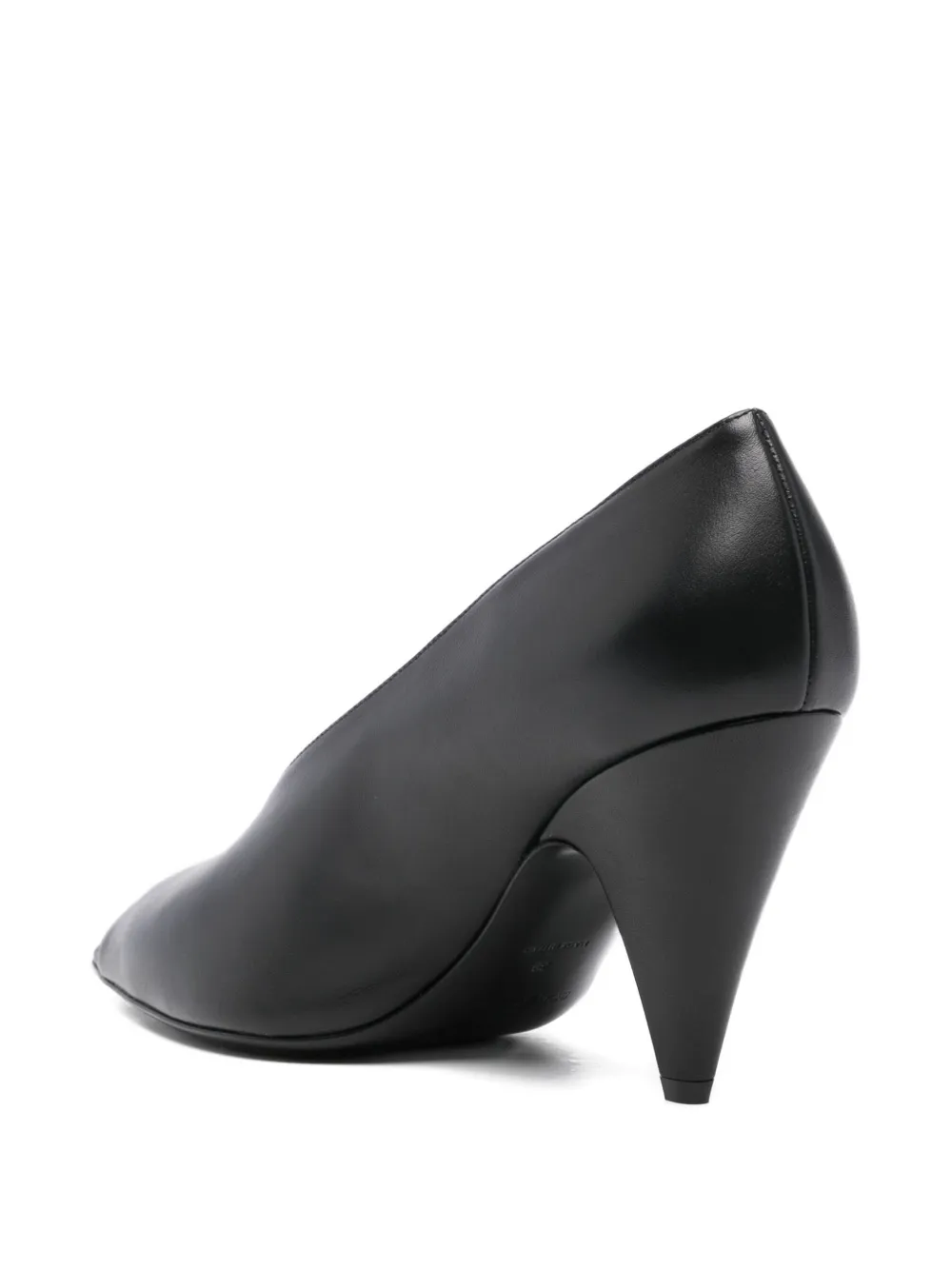 Sergio Rossi Leather Heeled Pumps In Black