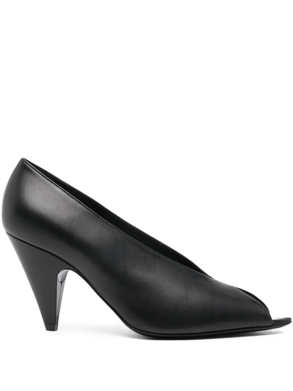 Sergio Rossi Pumps met leren hak Zwart