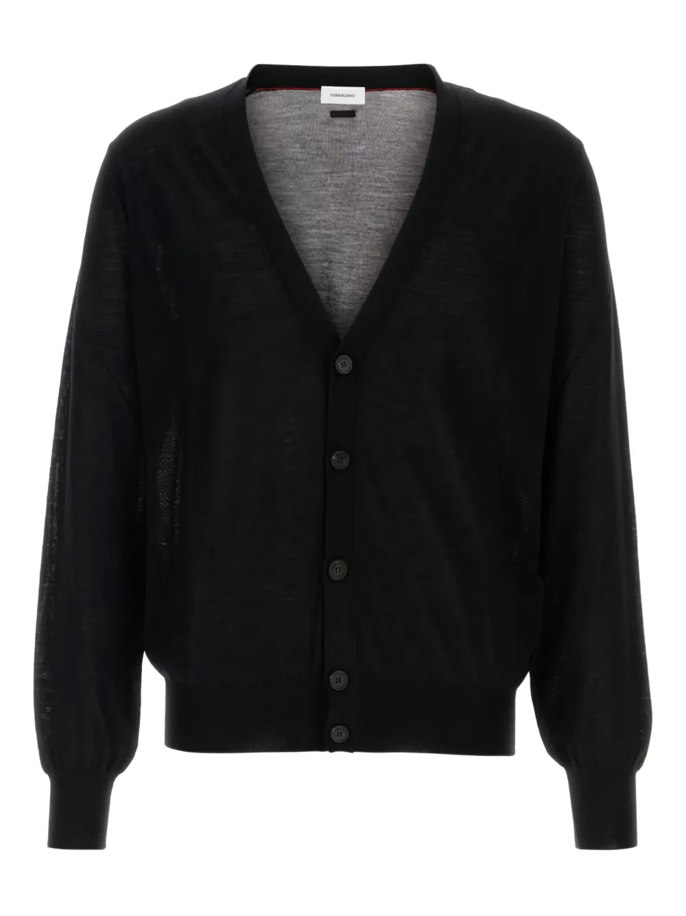 Ferragamo virgin wool blend cardigan | Black | Image 1