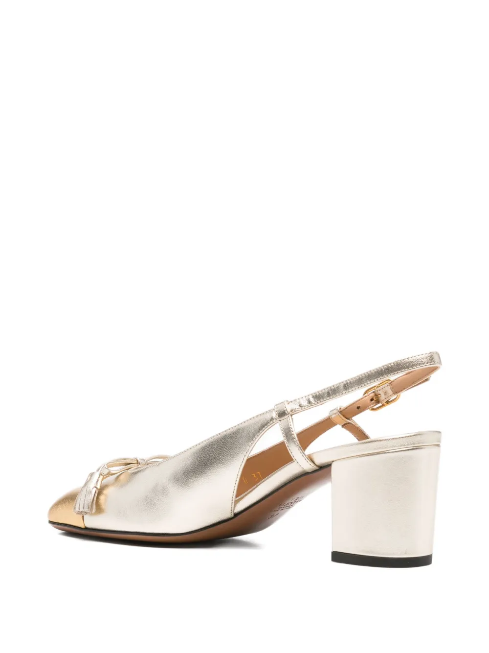 Valentino Garavani 60 mm VLogo pumps met hak Goud