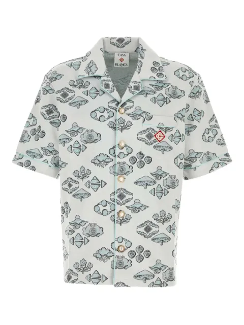 Casablanca embroidered jacquard shirt