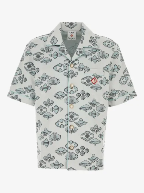 Casablanca embroidered jacquard shirt
