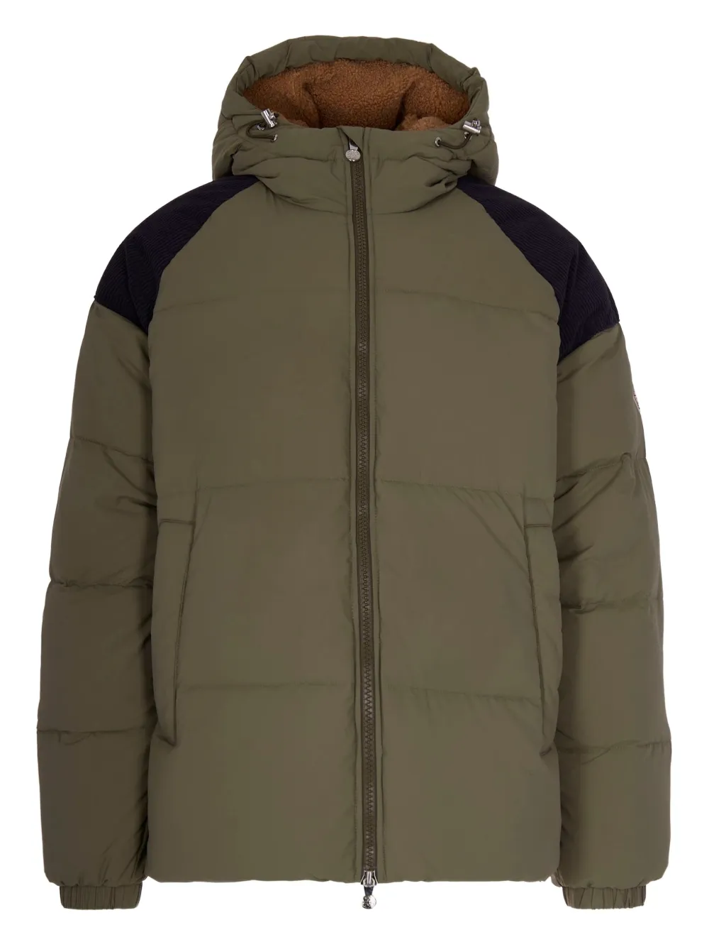 Pyrenex logo patch coat | Green | Image 1