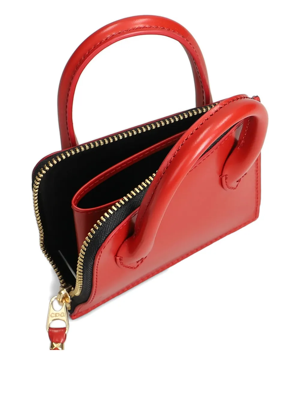 Comme Des Garçons Top-handle Wallet In Red