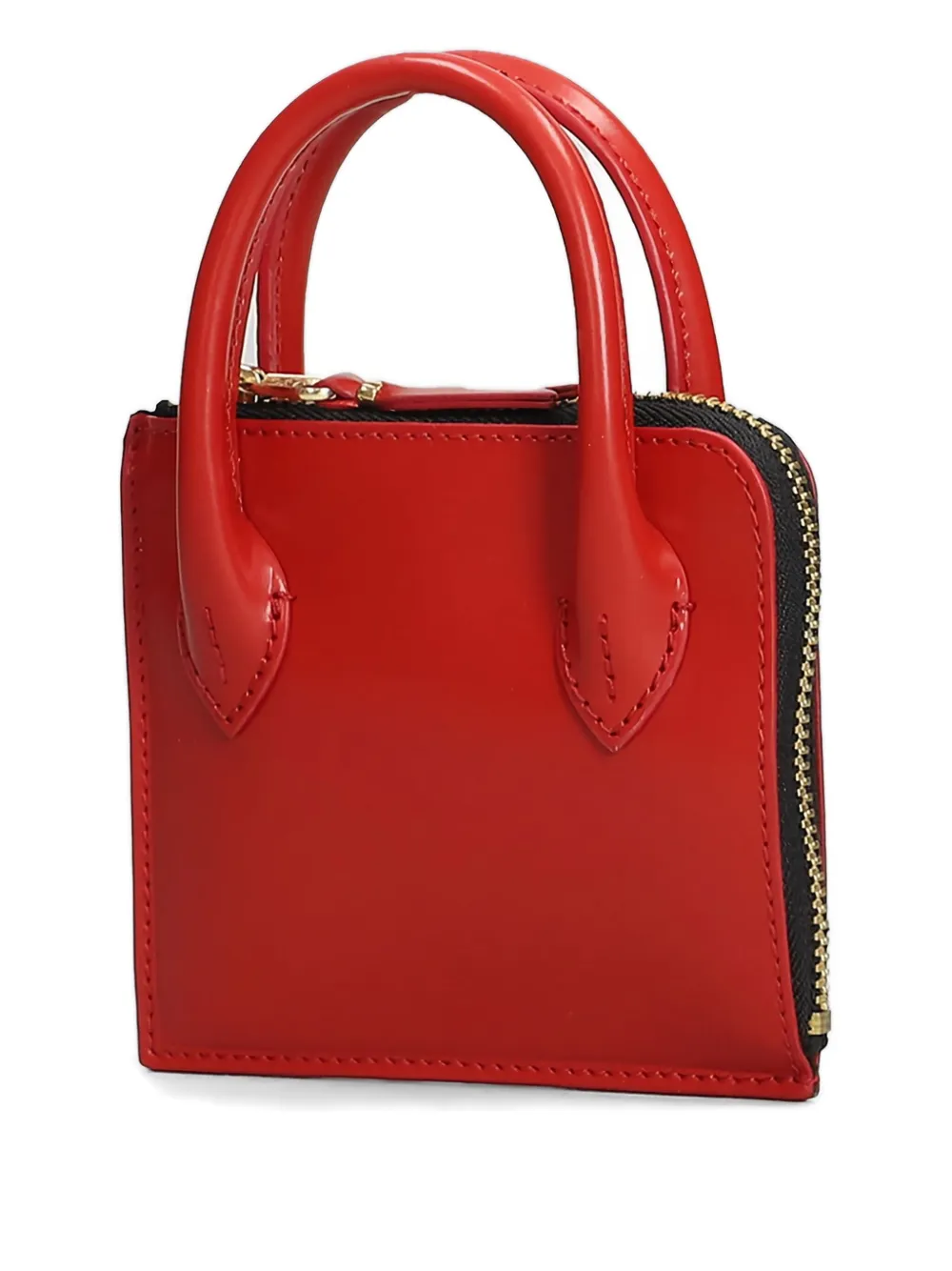 Comme Des Garçons Top-handle Wallet In Red