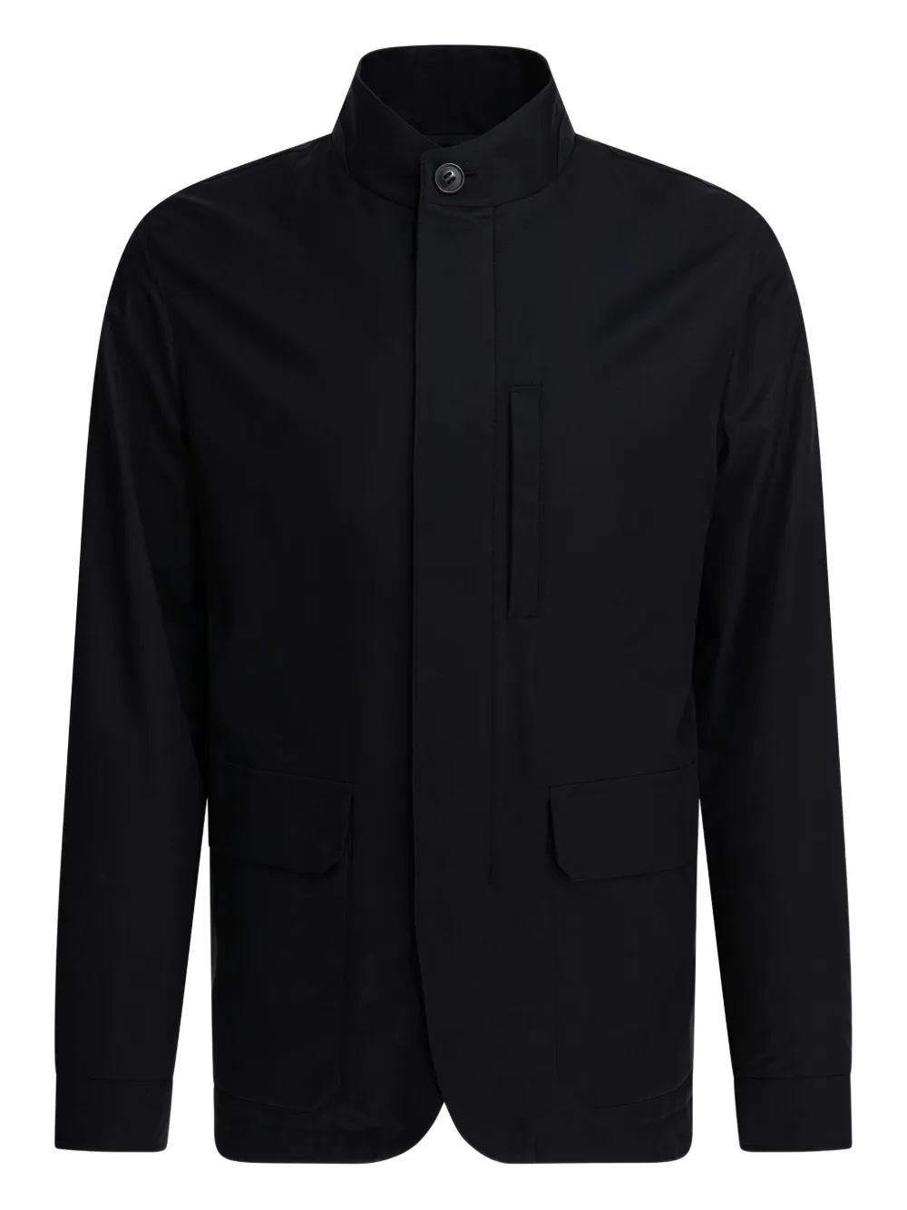 Zegna chemise à poche à rabat | noir | Image 1