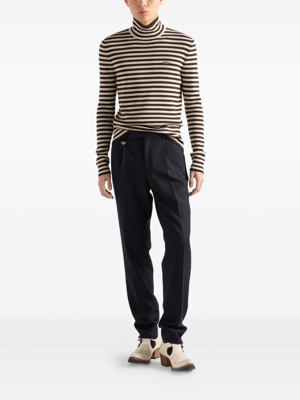 Prada Trousers Blue - BLUE AND GREEN