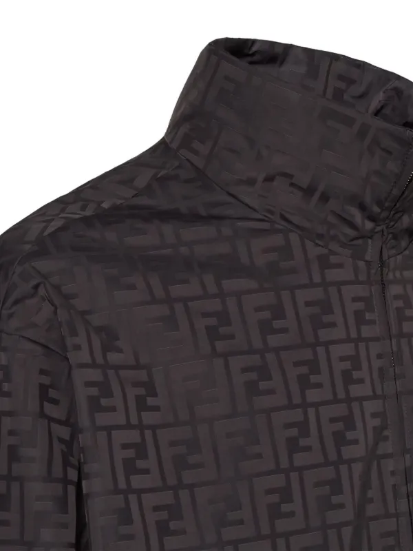 FENDI　ジャケット FENDI Zip FF-motif Bomber Jacket | Black | FARFETCH ZA