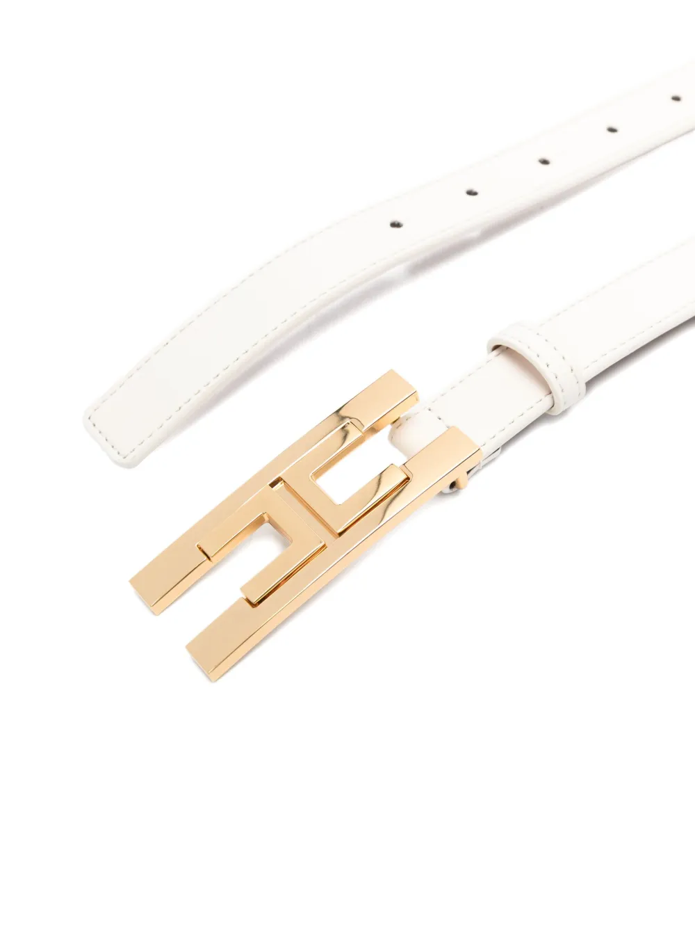 Elisabetta Franchi Riem met logogesp Wit