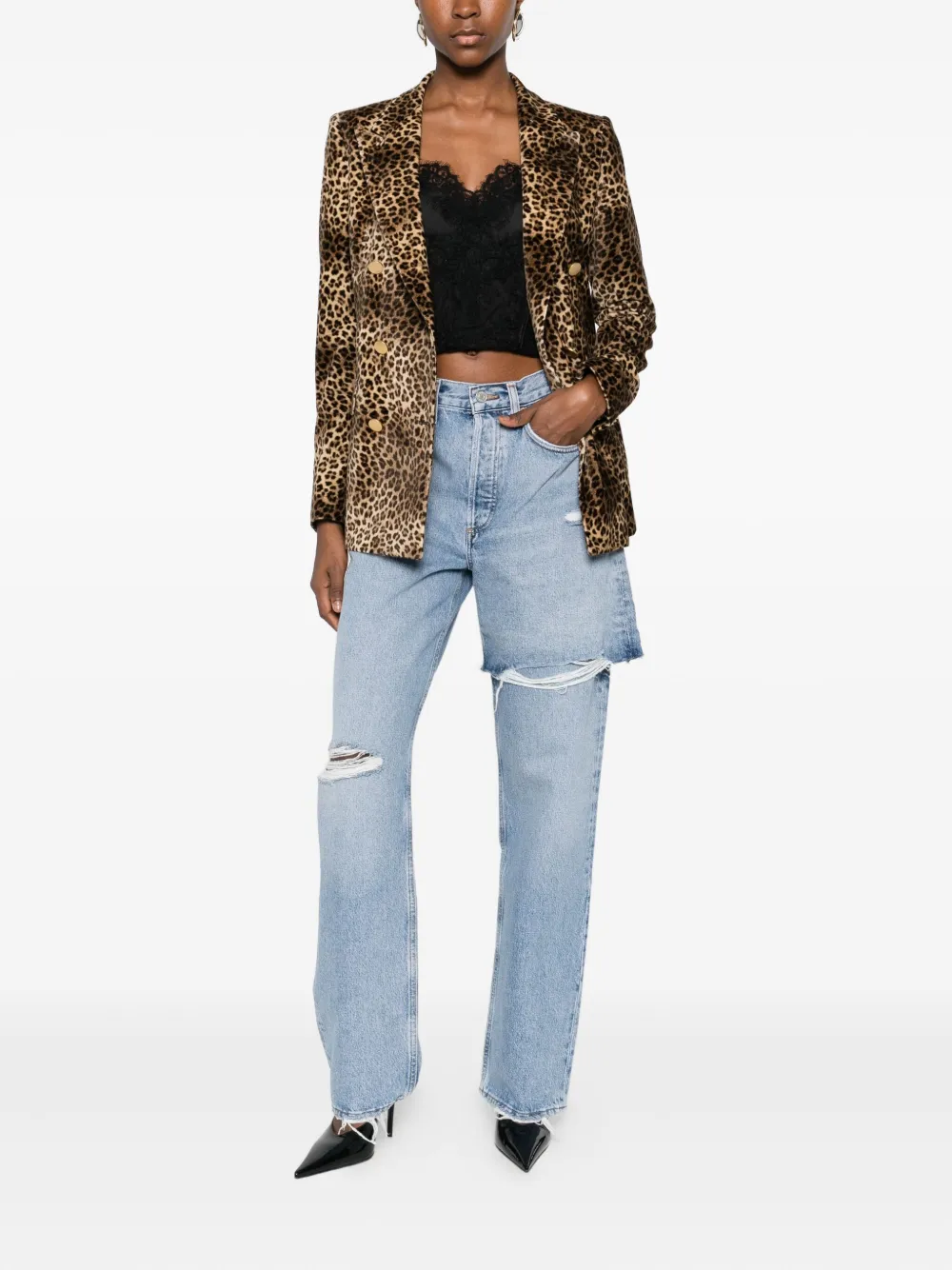 Tagliatore Double-breasted Blazer In Multi