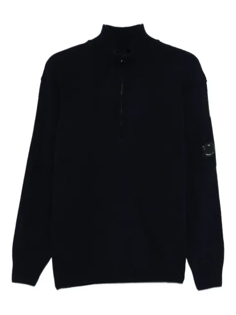 C.P. Company Lens-detail half-zip sweater 