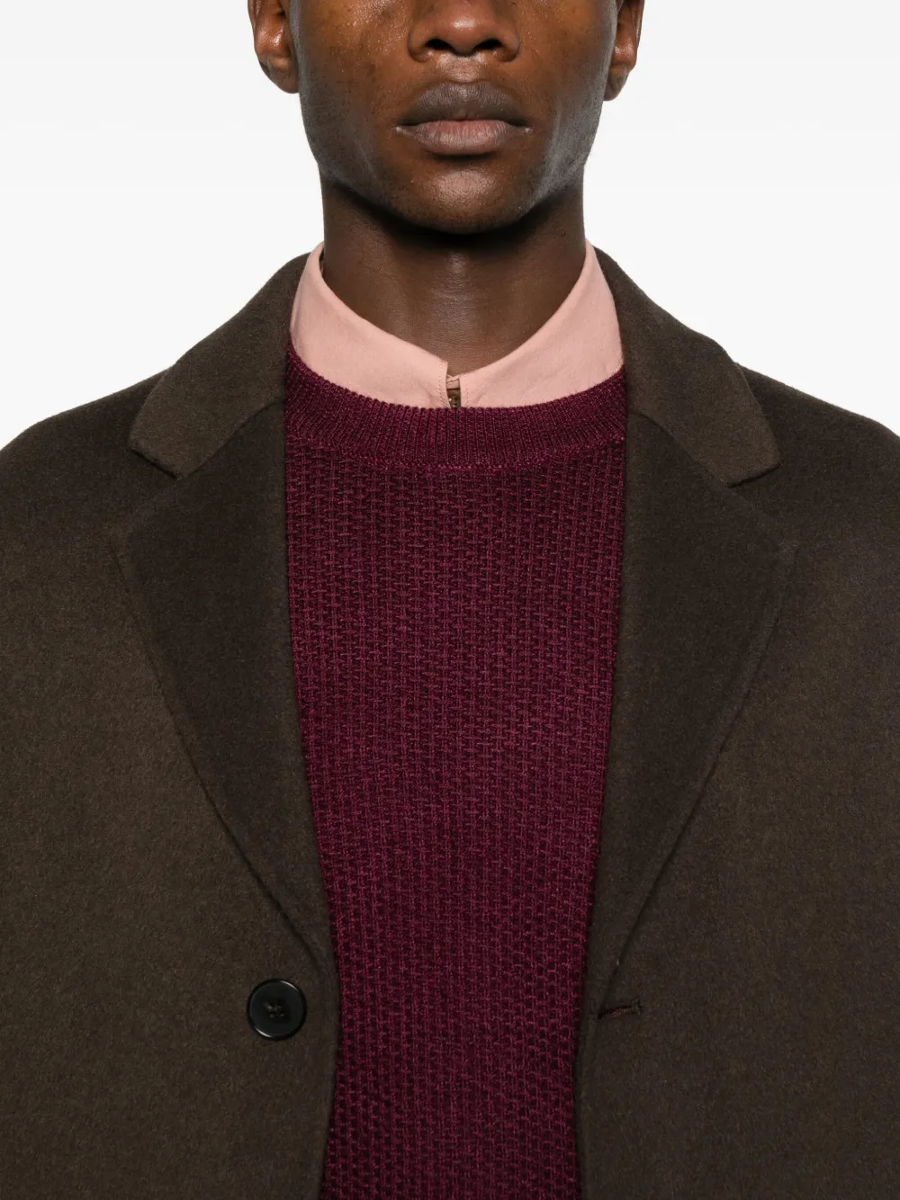 Tagliatore Trui met ronde hals Rood