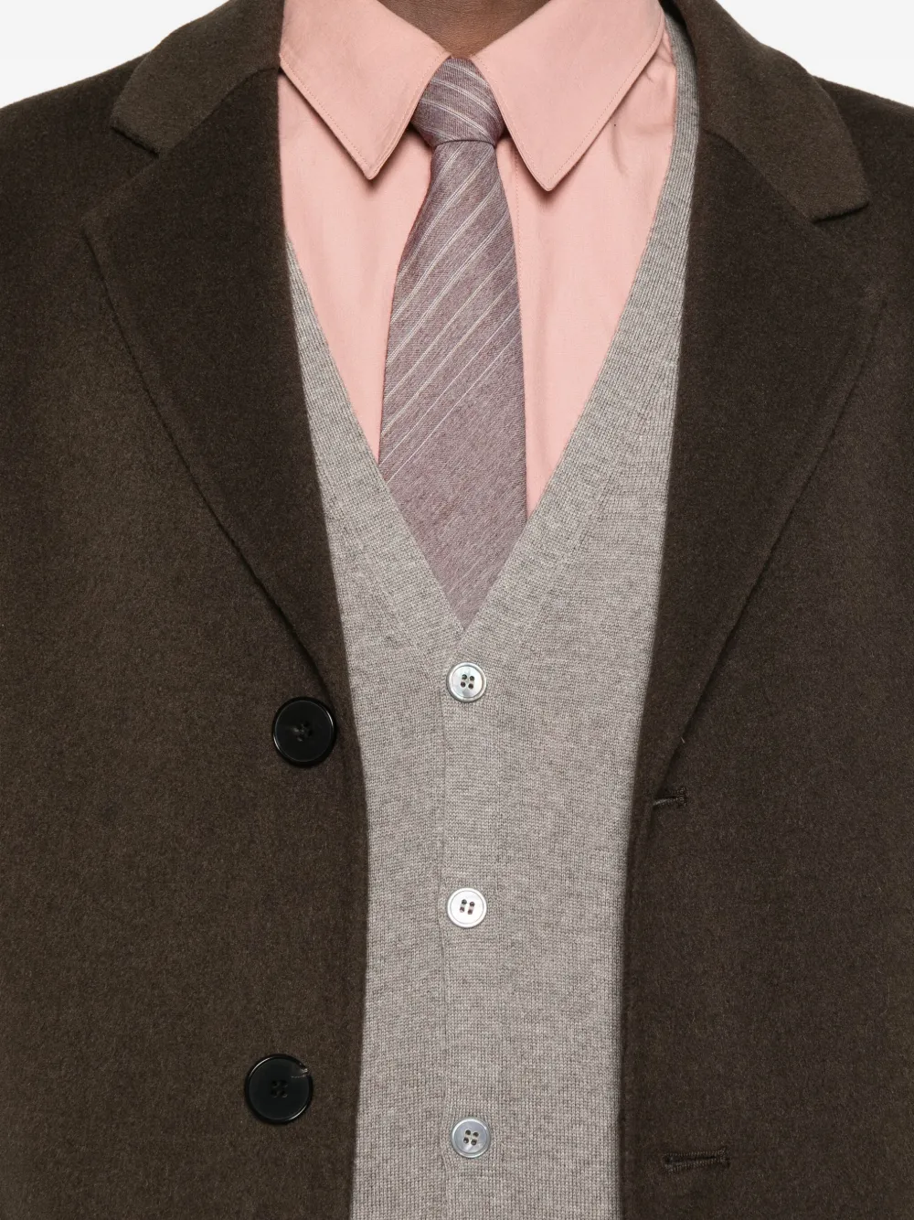 Tagliatore Vest met knopen Grijs