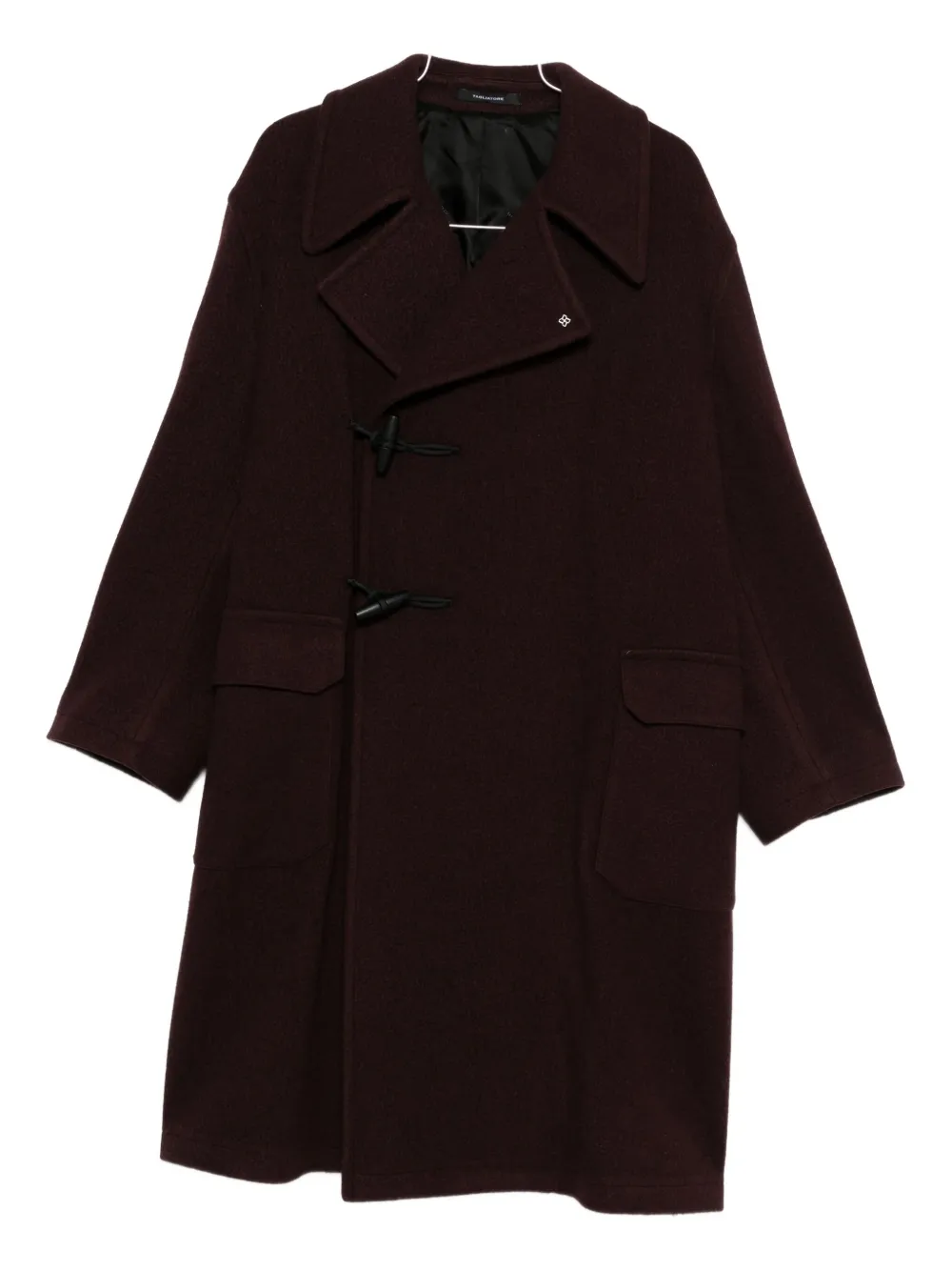 Tagliatore wide-lapel coat - Rosso