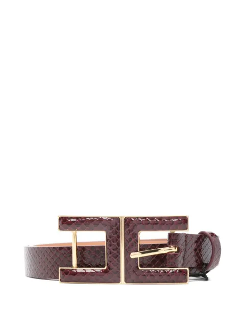 Elisabetta Franchi logo-buckle belt