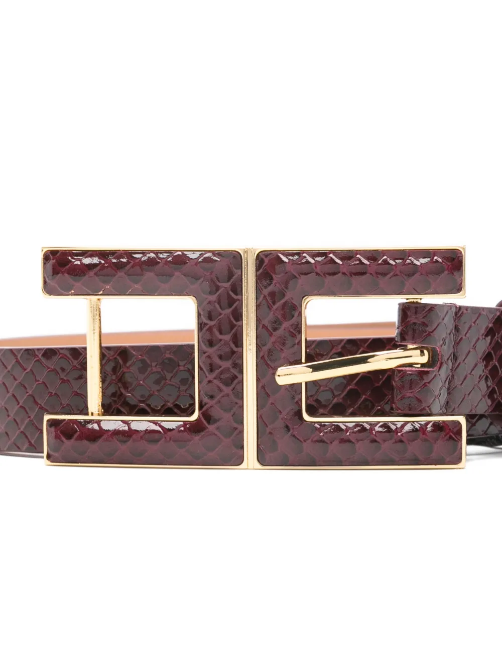 Elisabetta Franchi Riem met logogesp - Rood