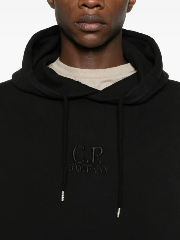 C.P. COMPANY パーカー　ブラック C.P. Company ロゴ パーカー | ブラック | FARFETCH JP