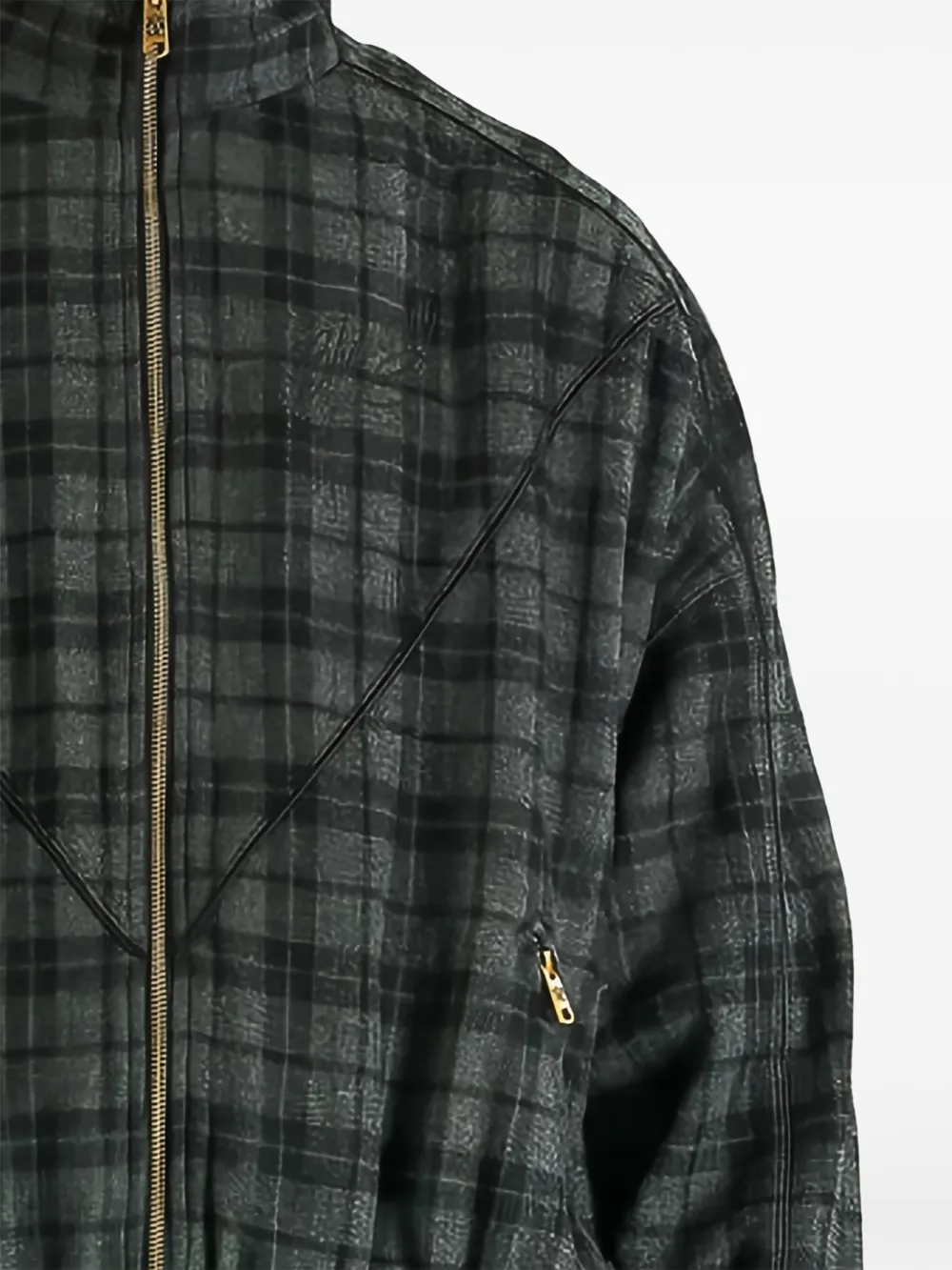 Willy Chavarria plaid zip-up jacket | Bomber Jackets | Image 2