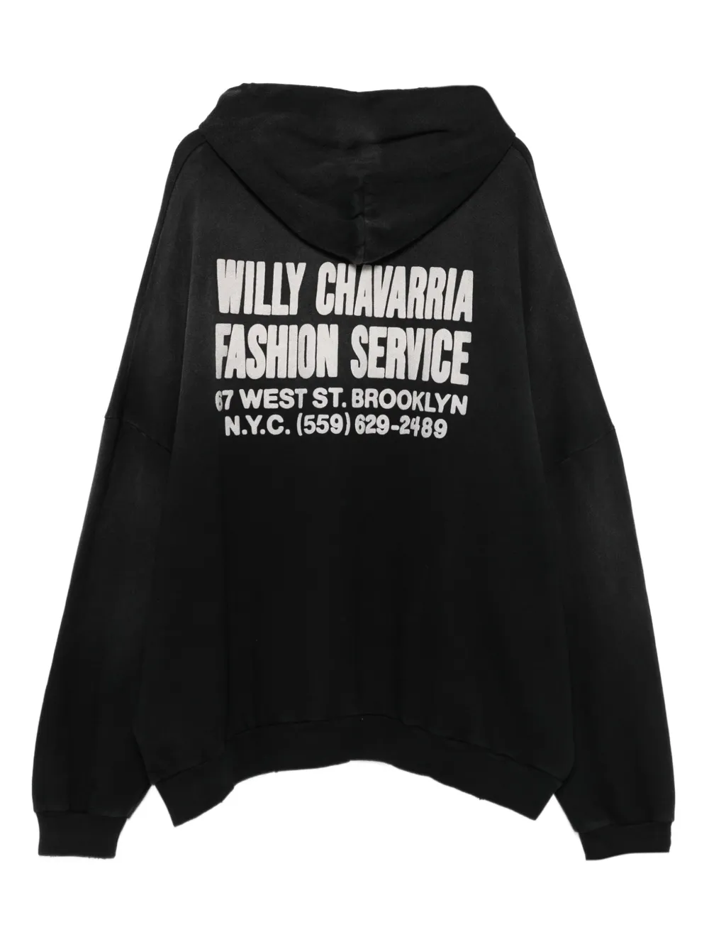Willy Chavarria graphic-print hoodie | Hoodies | Image 2