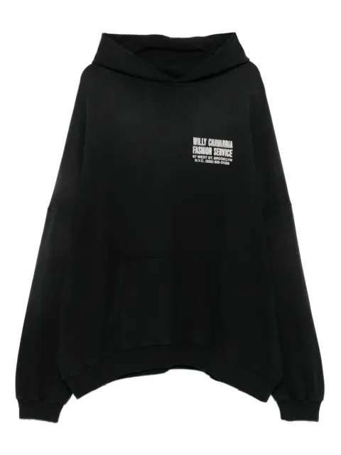 Willy Chavarria hoodie con estampado gráfico