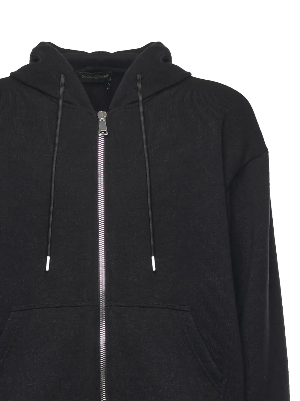 Giuliano Galiano Zip-up Hoodie In Black