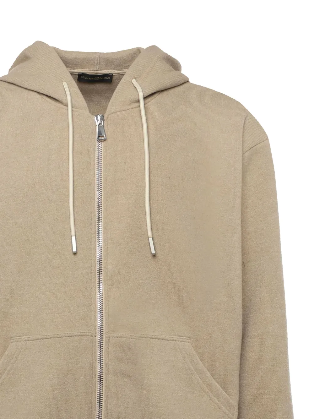 Giuliano Galiano Zip-up Hoodie In Brown