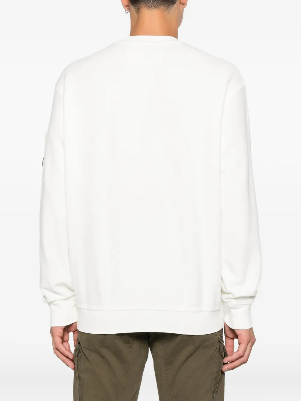 C.P. Company Sweater met logopatch Wit
