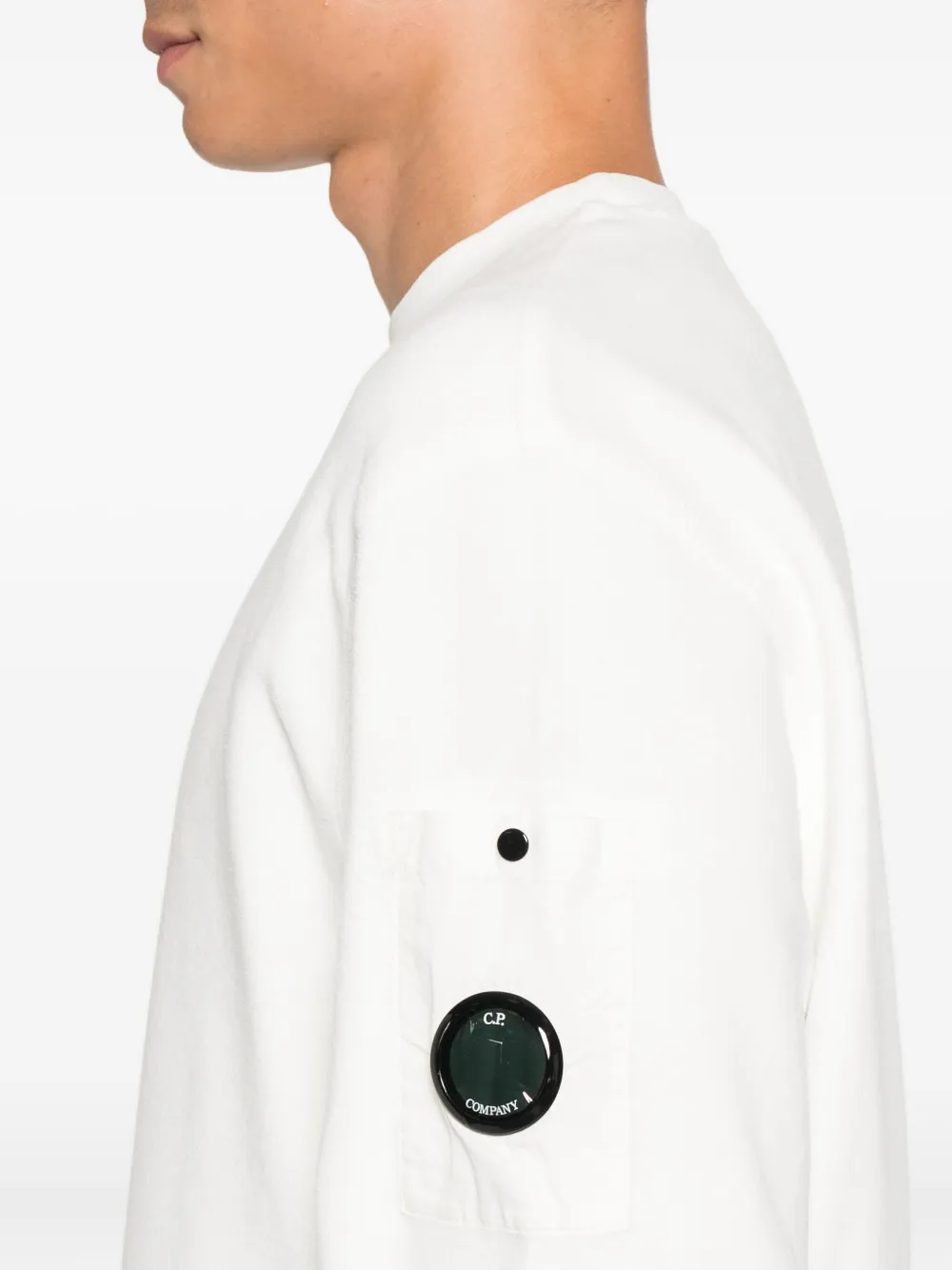 C.P. Company Sweater met logopatch Wit