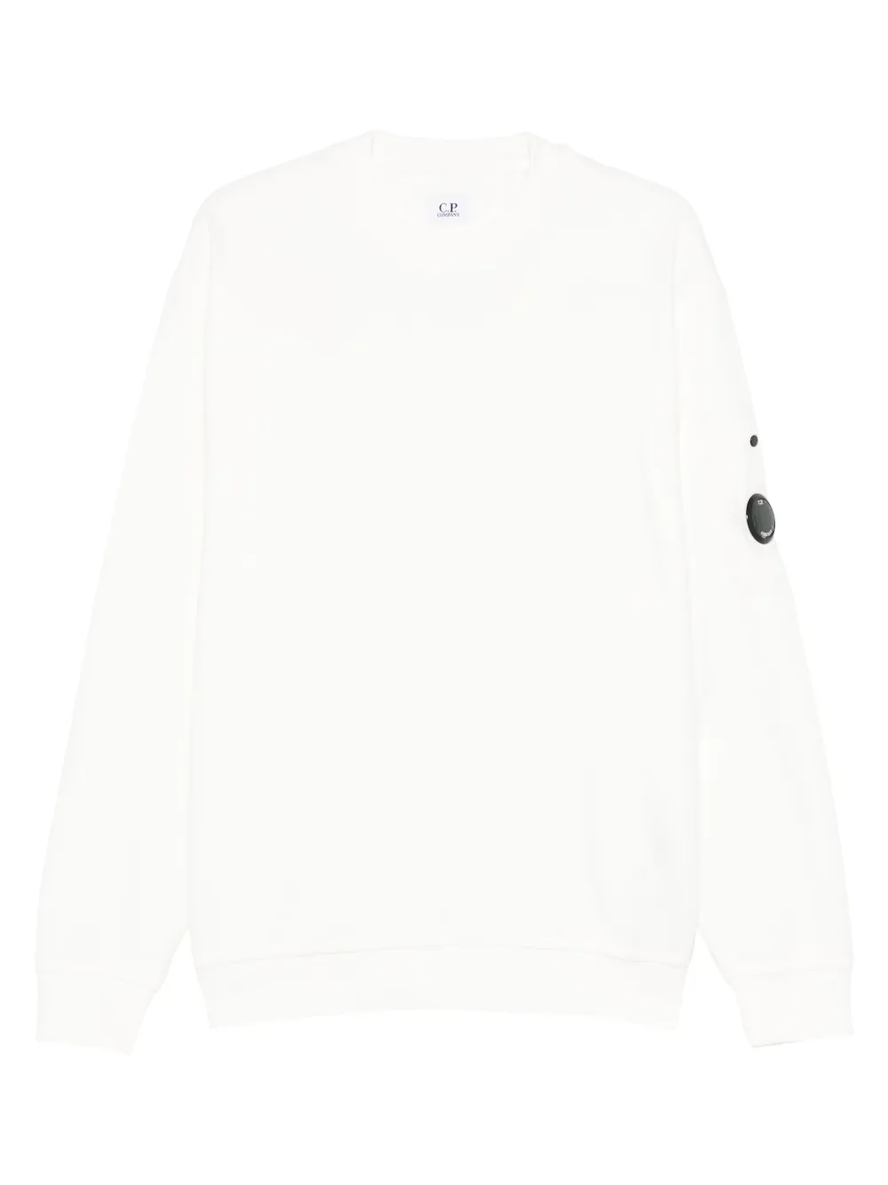 C.P. Company logo-patch sweatshirt | White | Image 1
