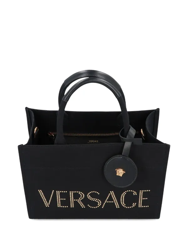 gianni versace ハンドバッグ　黒 ジャンニヴェルサーチ/ハンドバッグ/黒/レザーの買取実績【ブランディア】