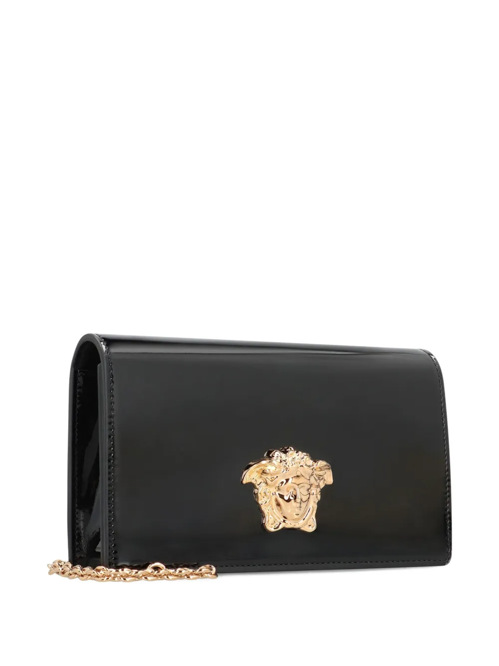 Versace Medusa lakleren clutch Zwart