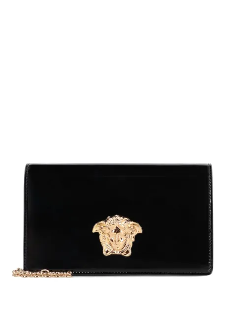 Versace Medusa patent-leather clutch bag