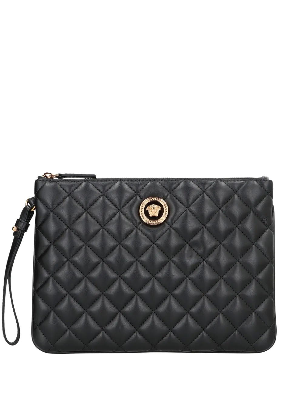 Versace pochette à design matelassé | noir | Image 1